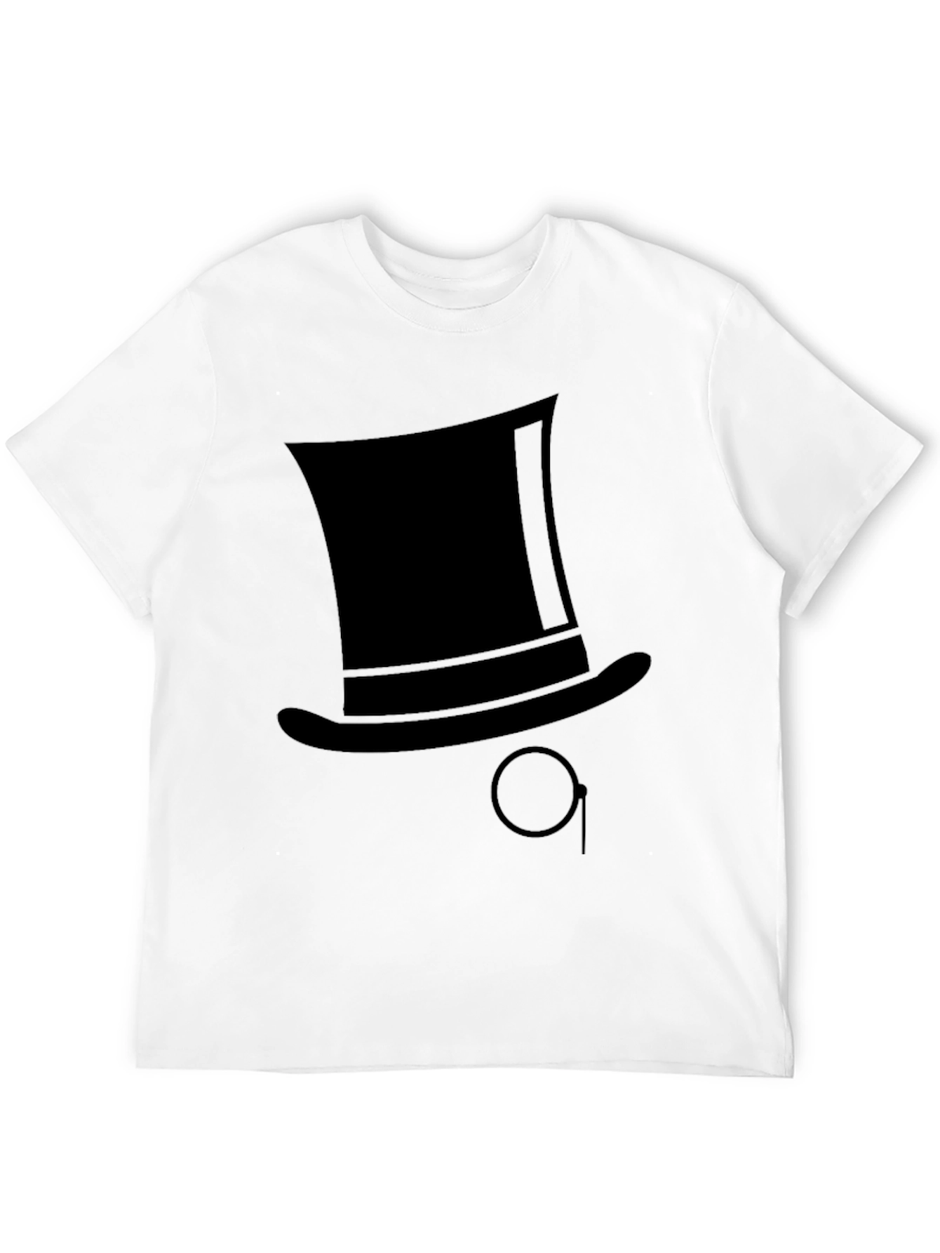 Top Hat Monocle Graphic Tee - Stylish & Unique