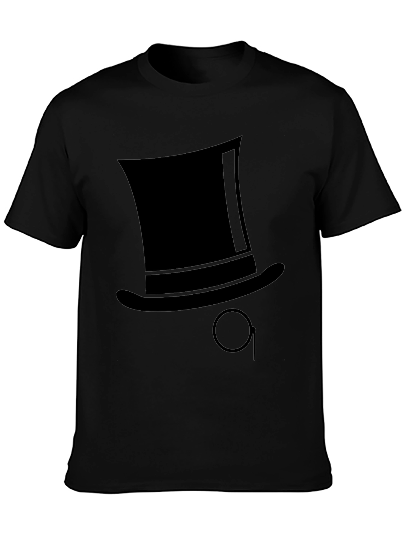 Top Hat Monocle Graphic Tee - Stylish & Unique