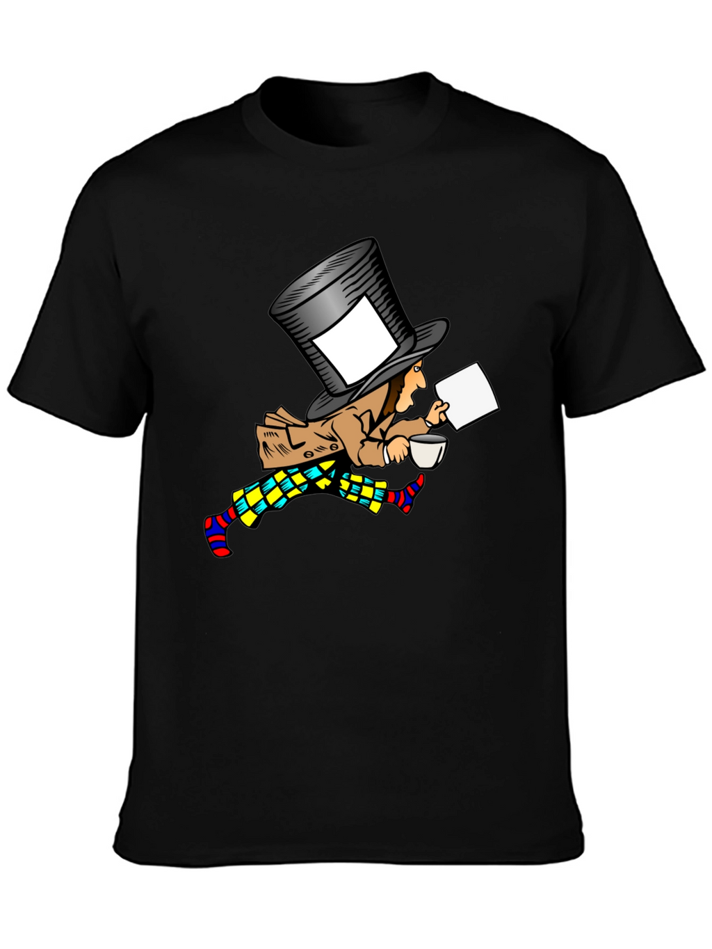 Mad Hatter Cartoon Graphic T-Shirt