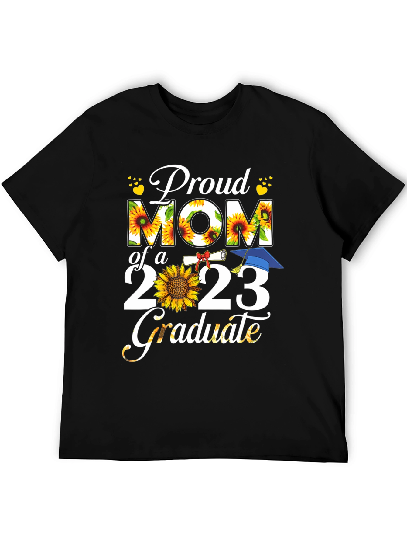 Proud Mom of a 2023 Graduate Sunflower T-Shirt