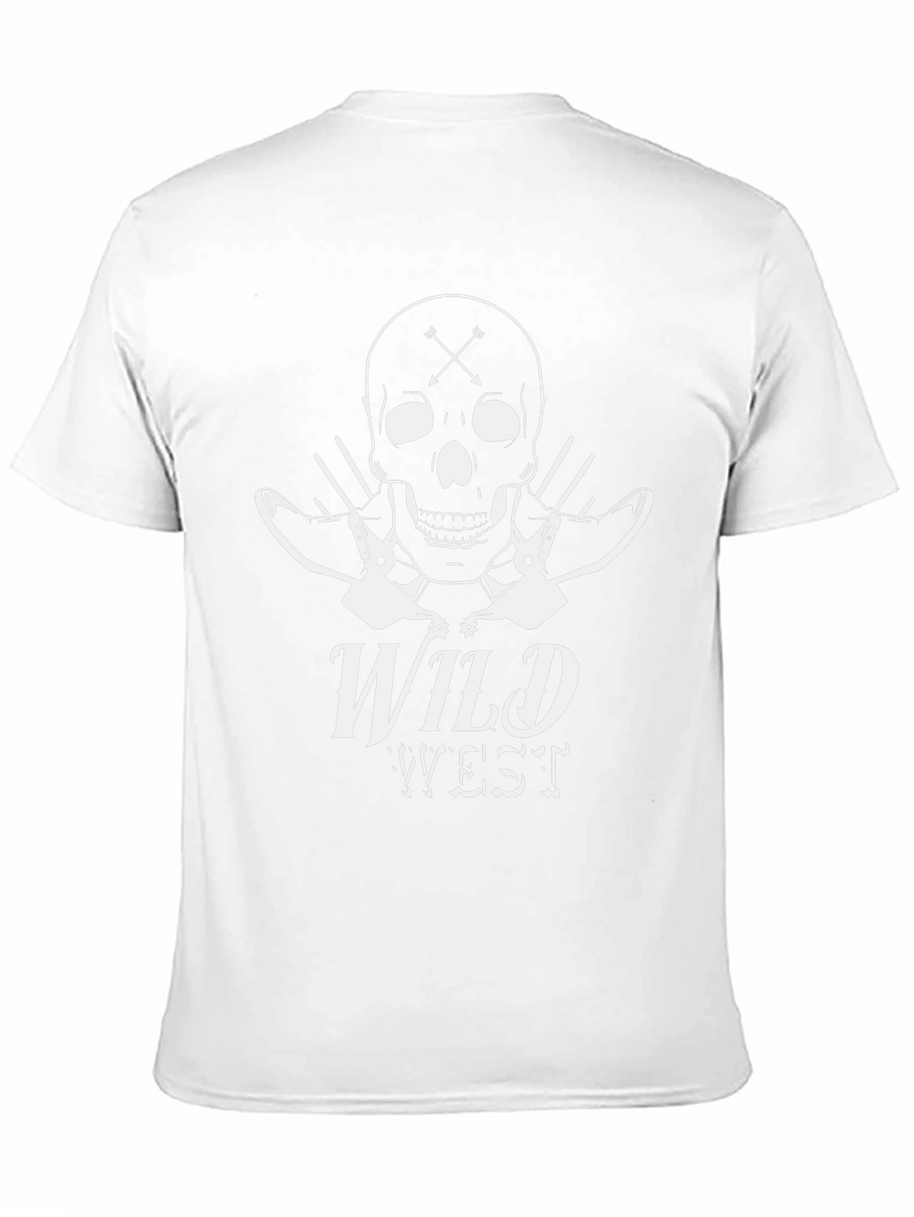 Wild West Skull Graphic Tee