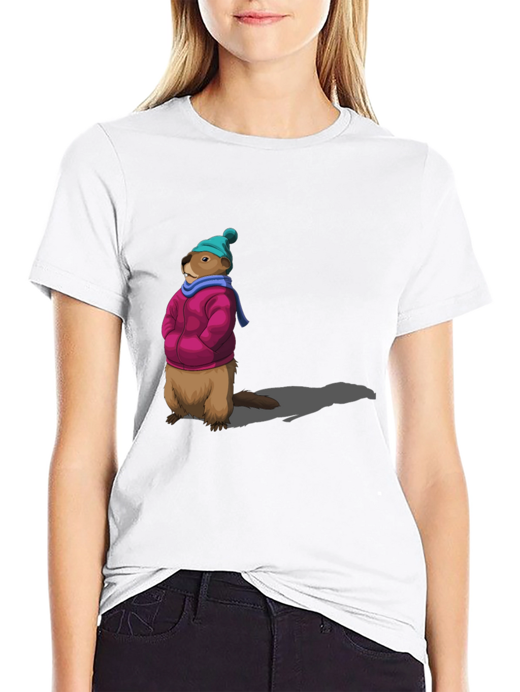 Groundhog Day T-Shirt - Winter Ready Marmot Tee