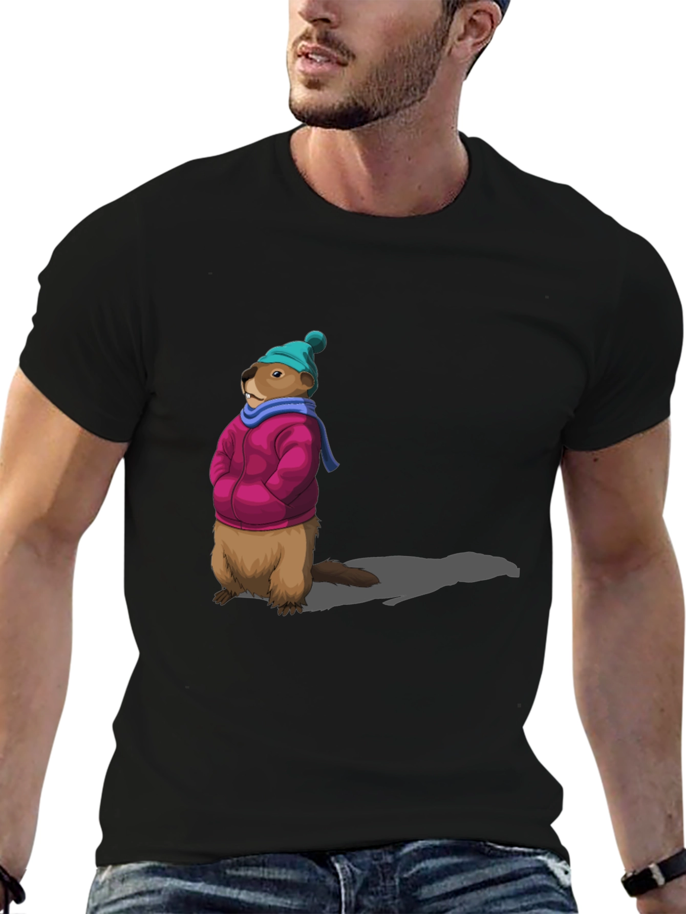 Groundhog Day T-Shirt - Winter Ready Marmot Tee