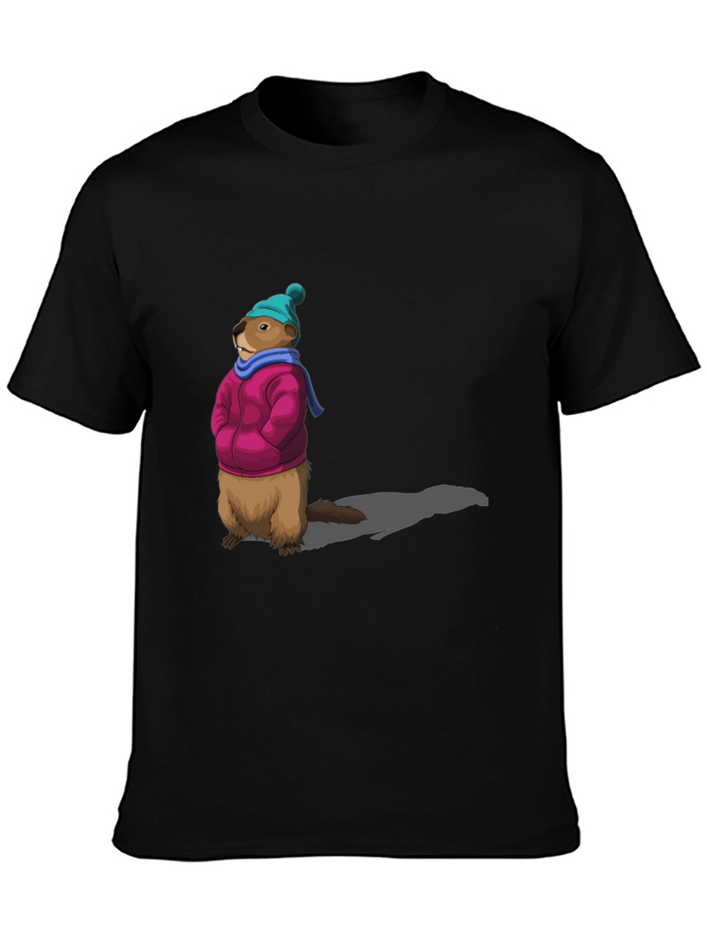 Groundhog Day T-Shirt - Winter Ready Marmot Tee