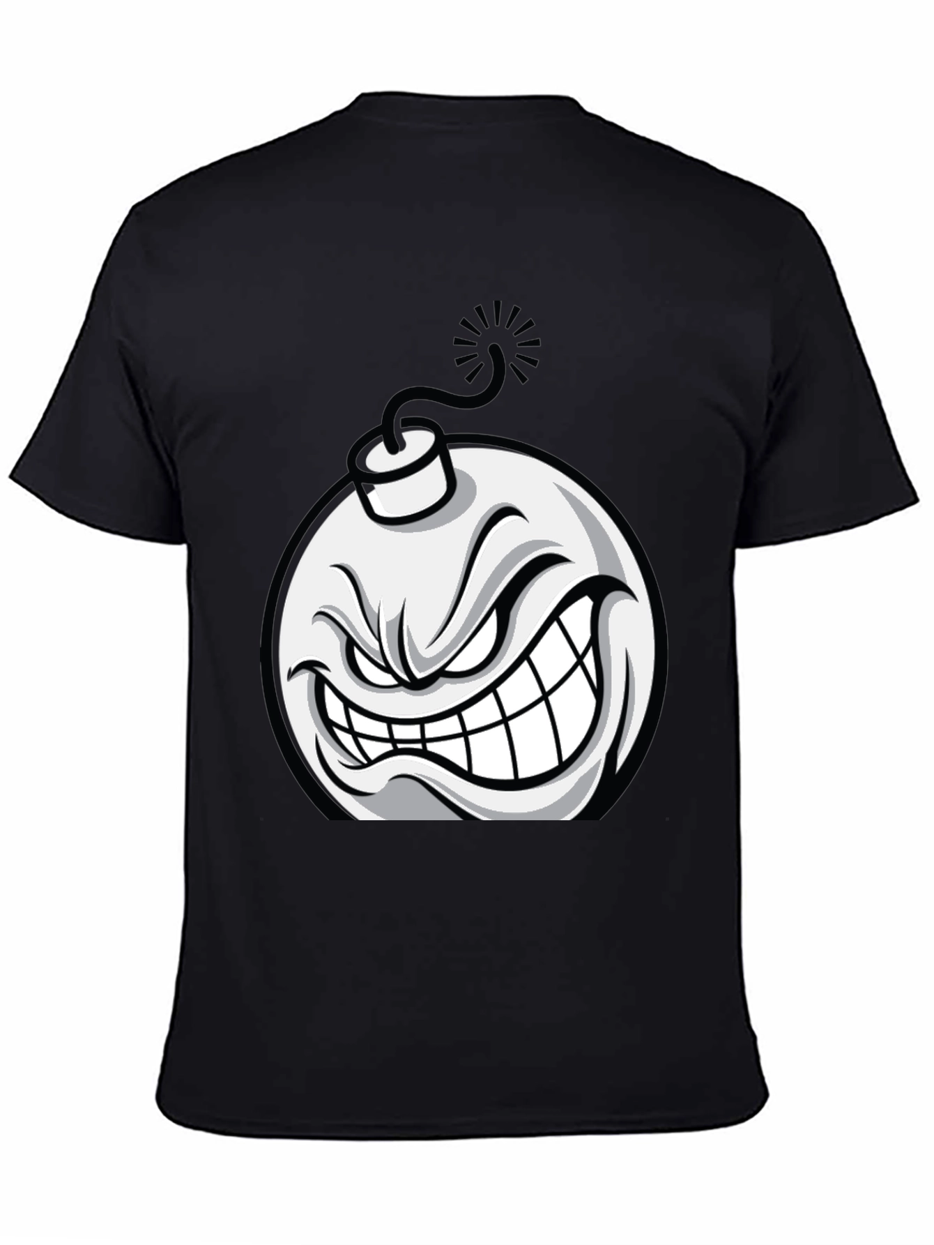 Angry Bomb Graphic T-Shirt