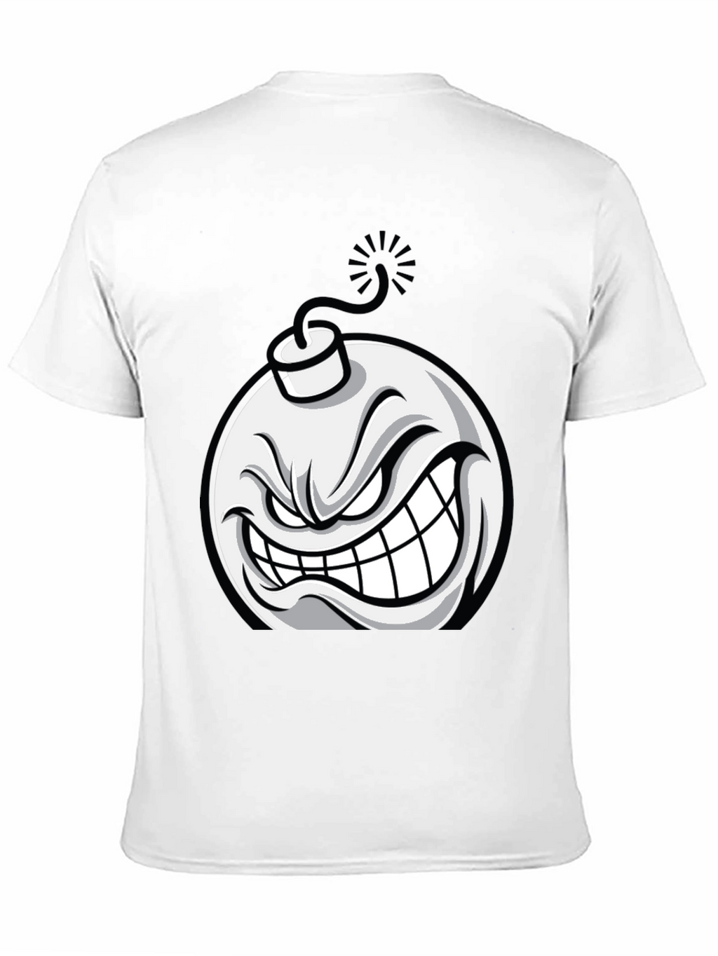 Angry Bomb Graphic T-Shirt