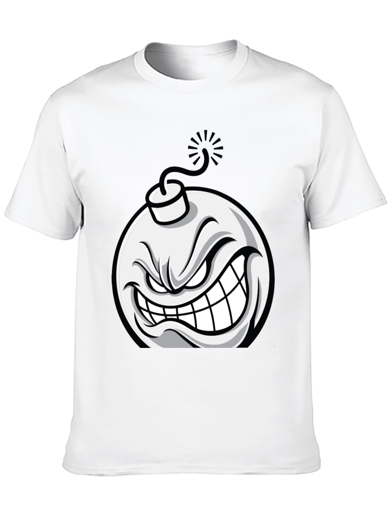Angry Bomb Graphic T-Shirt