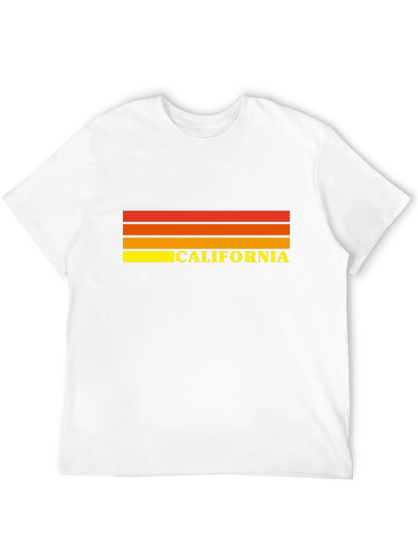 California Retro Striped T-Shirt - Vintage State Pride