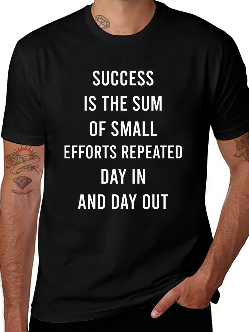 Motivational T-Shirt: Success is the Sum