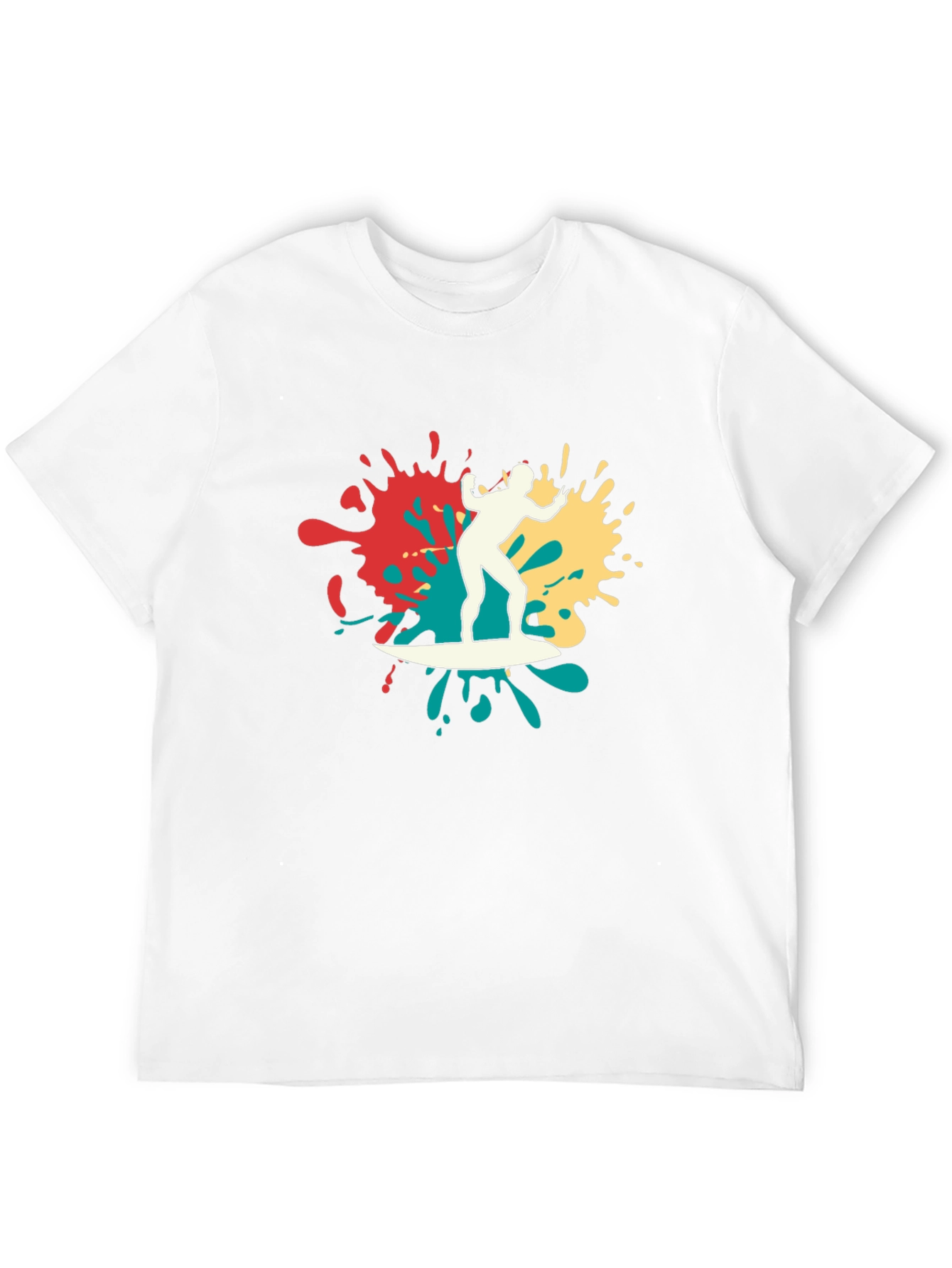Surfer Graphic Tee - Mens Black T-Shirt