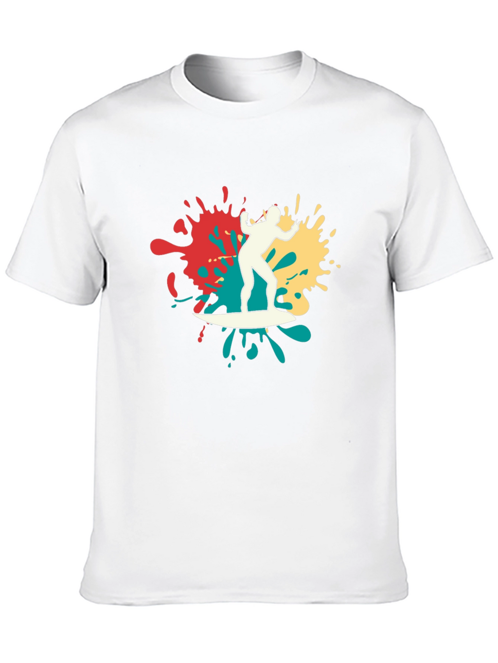 Surfer Graphic Tee - Mens Black T-Shirt