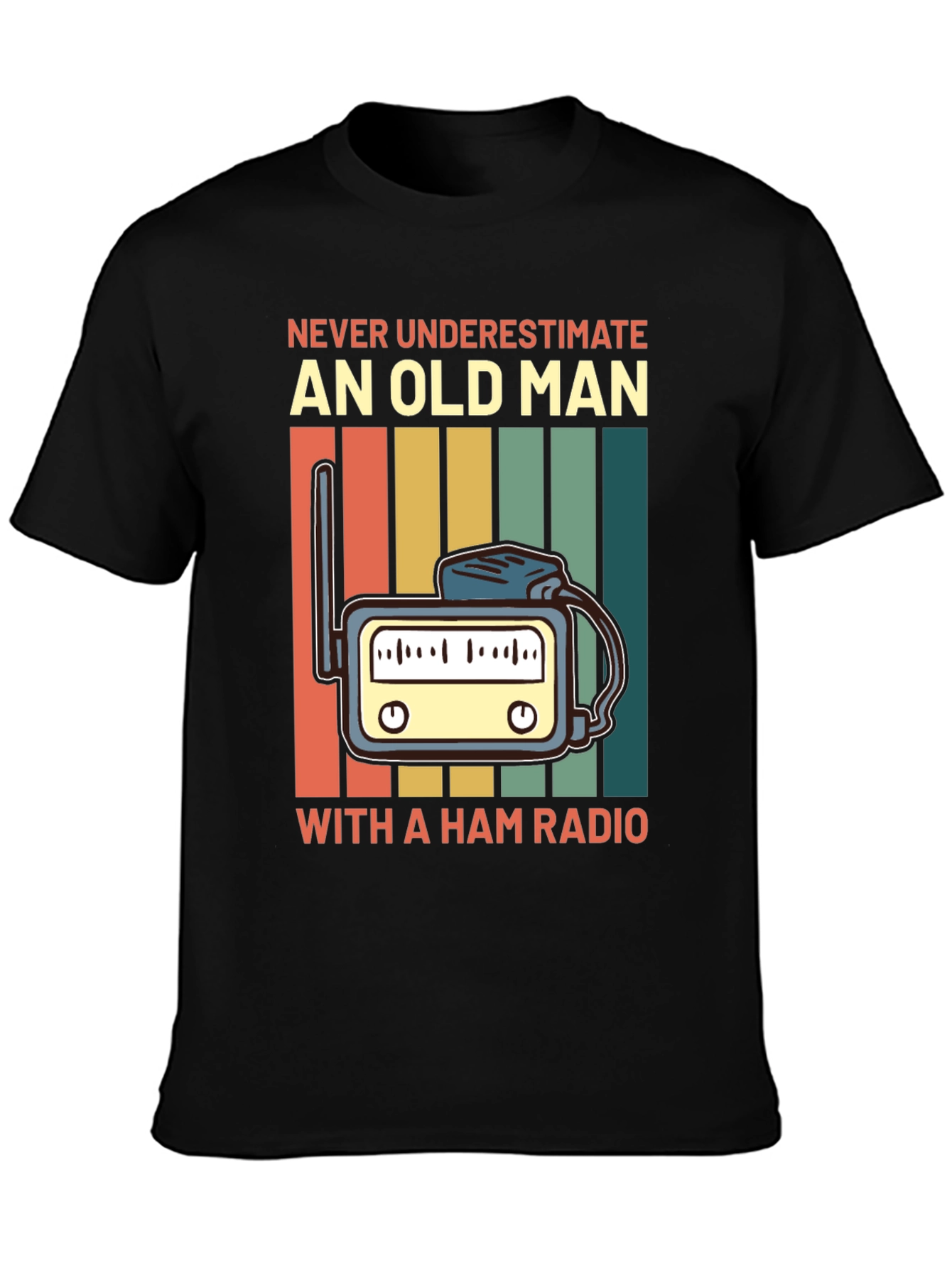 Ham Radio Old Man T-Shirt - Funny Amateur Radio Tee