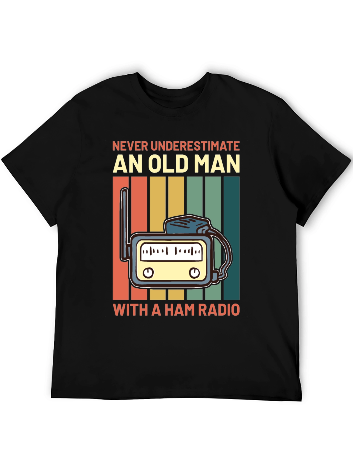 Ham Radio Old Man T-Shirt - Funny Amateur Radio Tee