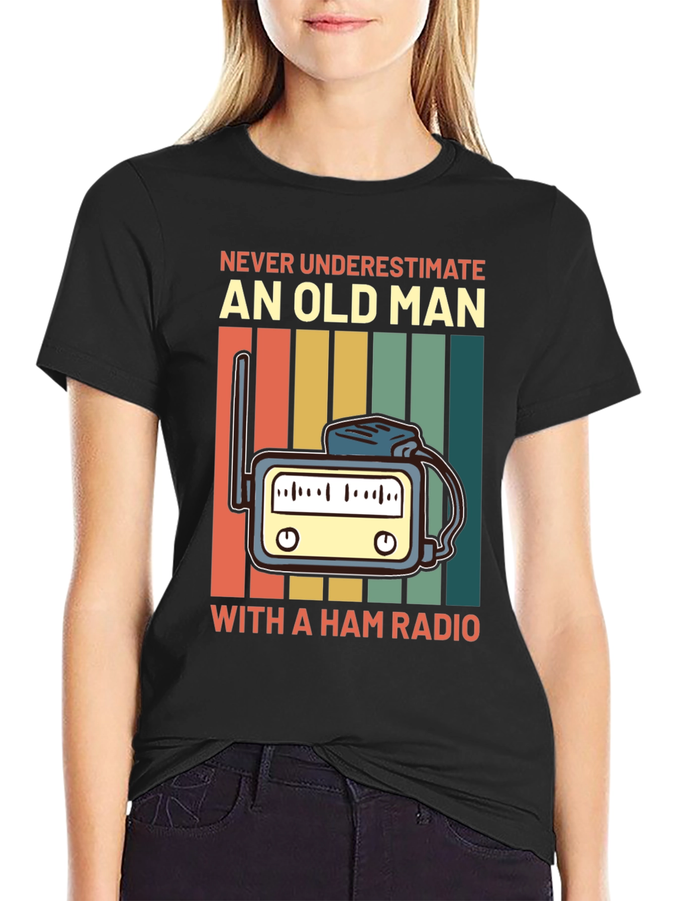 Ham Radio Old Man T-Shirt - Funny Amateur Radio Tee