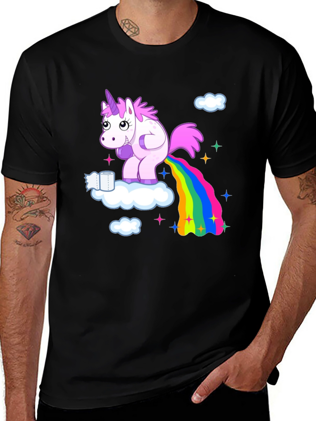 Unicorn Rainbow Humor T-Shirt