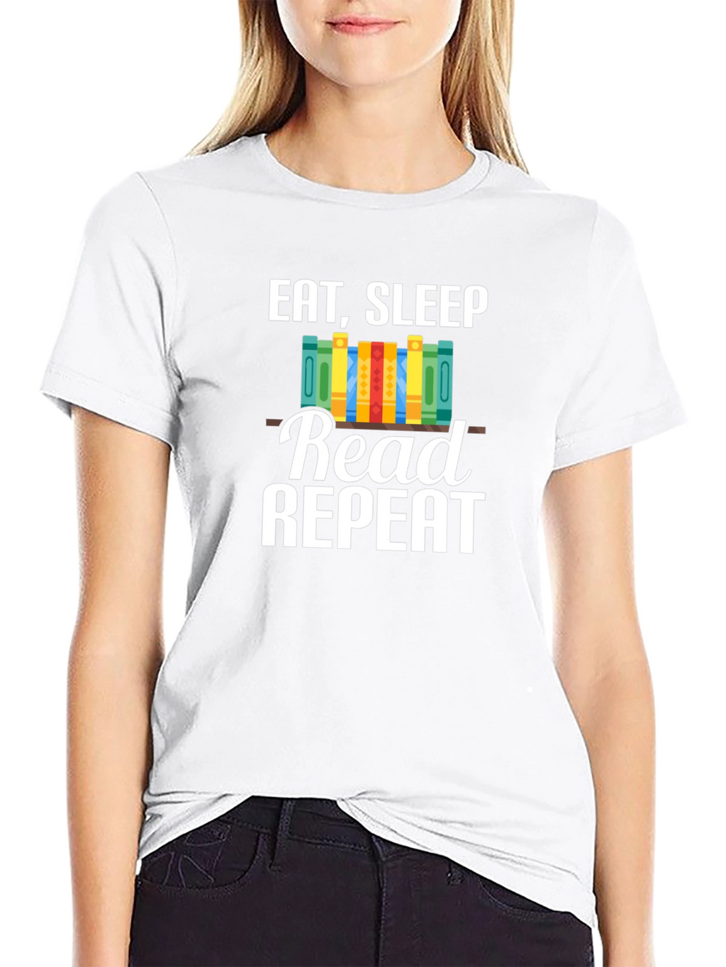 Eat Sleep Read Repeat T-Shirt