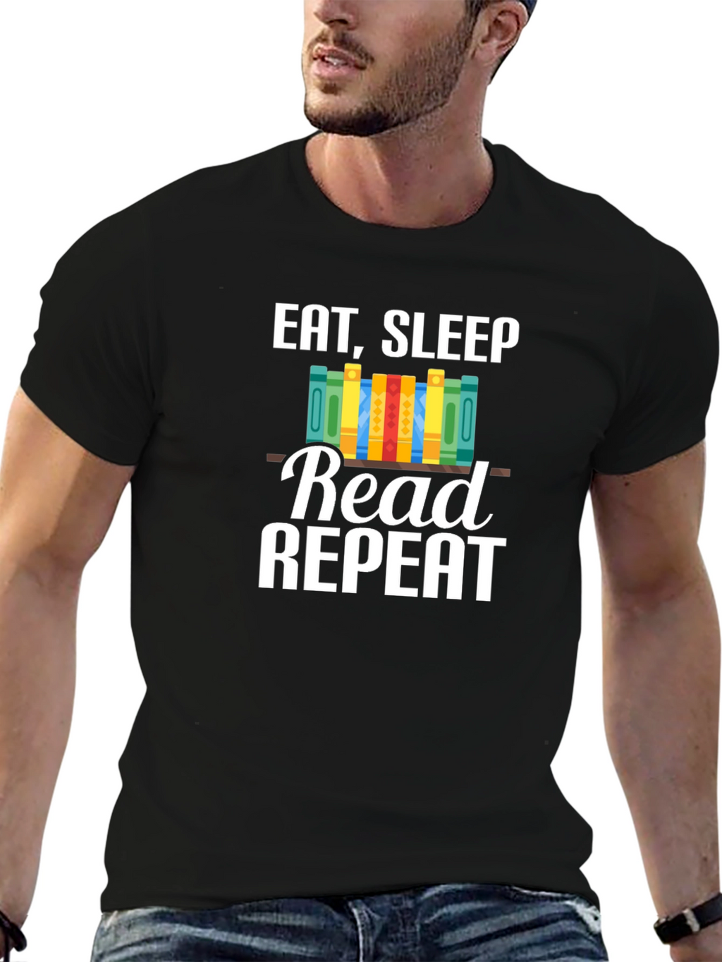 Eat Sleep Read Repeat T-Shirt