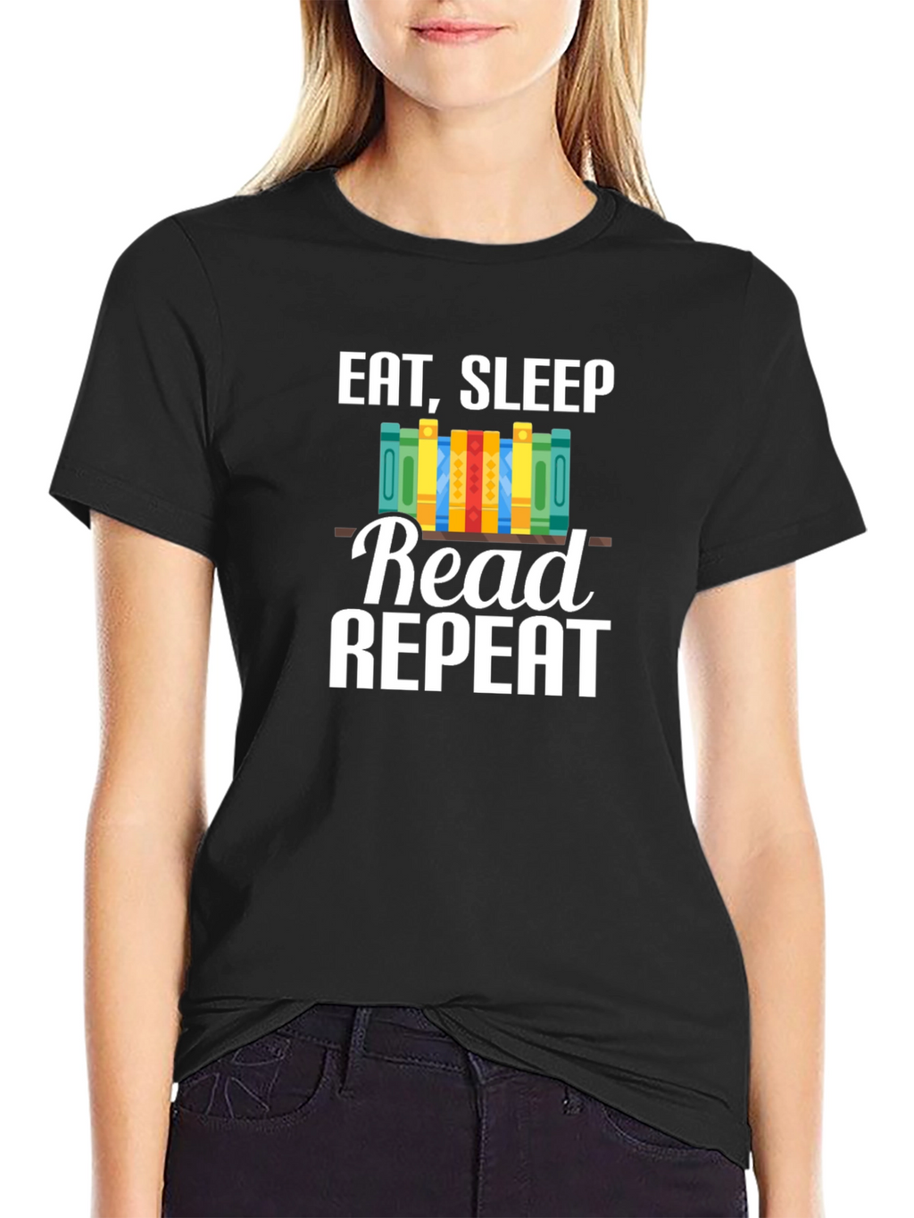 Eat Sleep Read Repeat T-Shirt