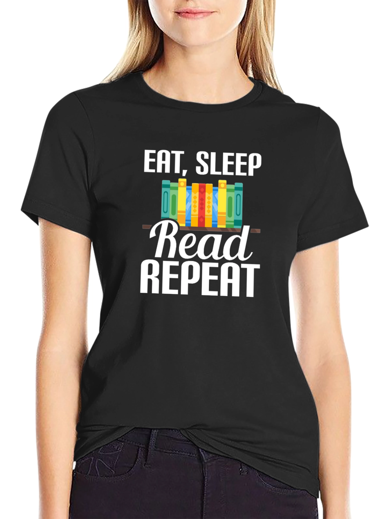Eat Sleep Read Repeat T-Shirt