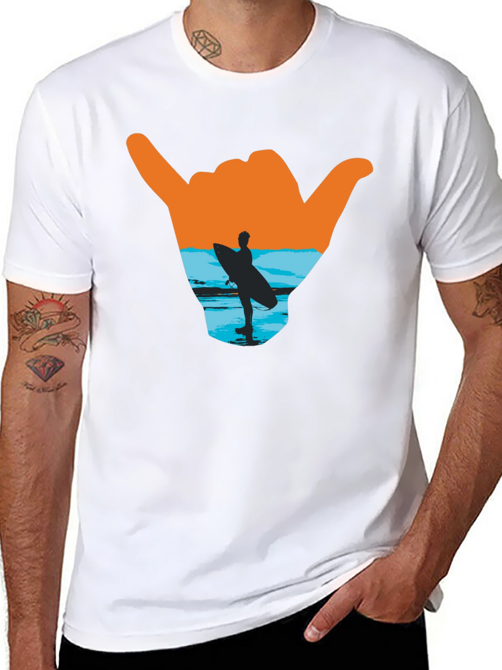 Surf Shaka Graphic Tee - Beach Ready