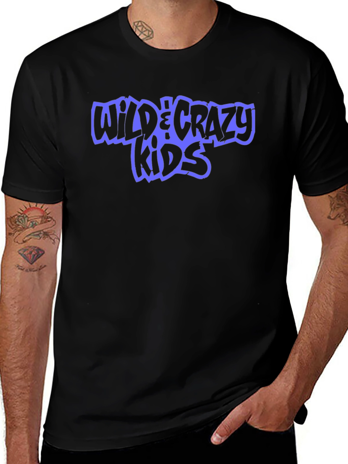 Wild & Crazy Kids Black T-Shirt