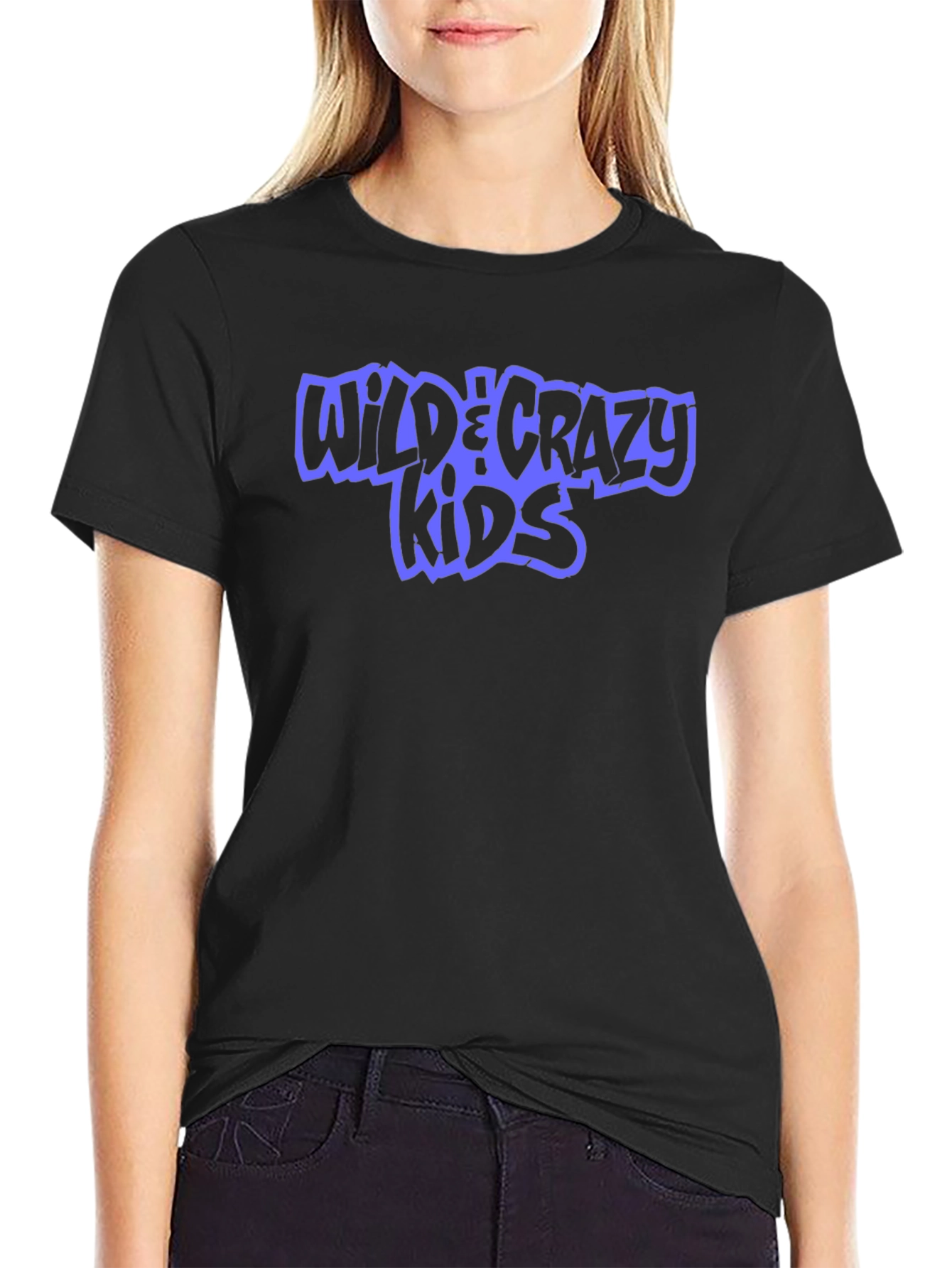 Wild & Crazy Kids Black T-Shirt