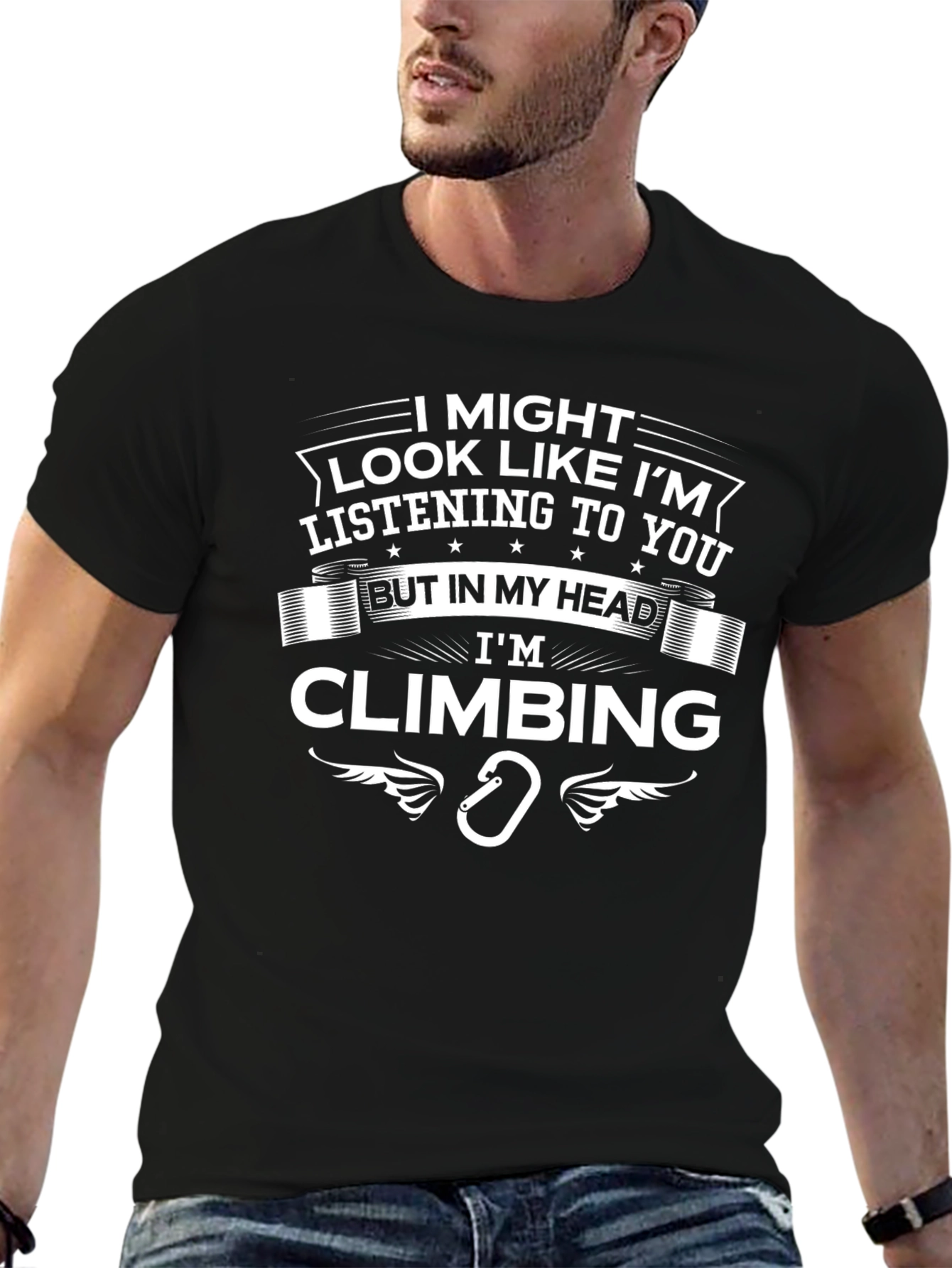 Im Climbing T-Shirt - Funny Rock Climbing Tee