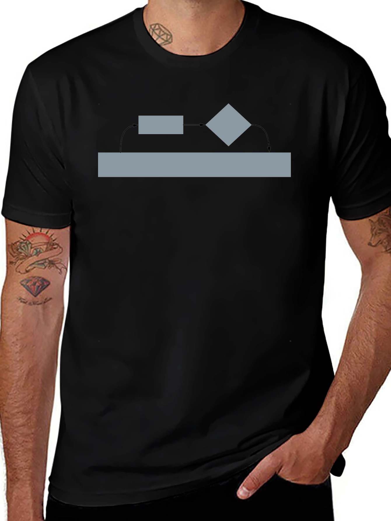 Flowchart T-Shirt - Programmer Tee
