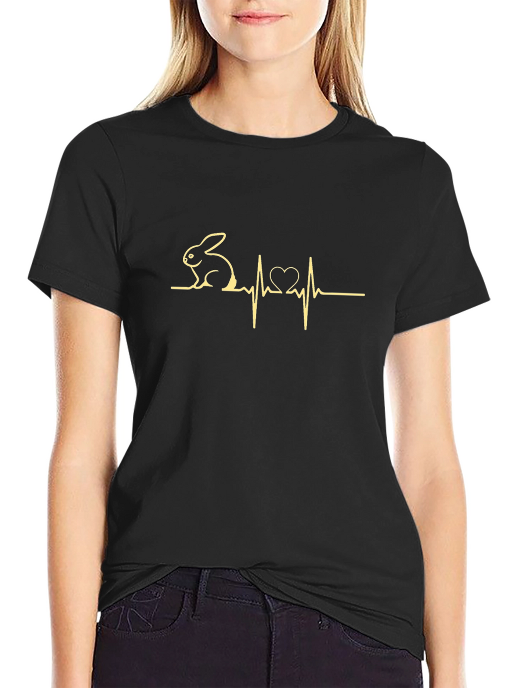 Bunny Heartbeat T-Shirt - Unisex