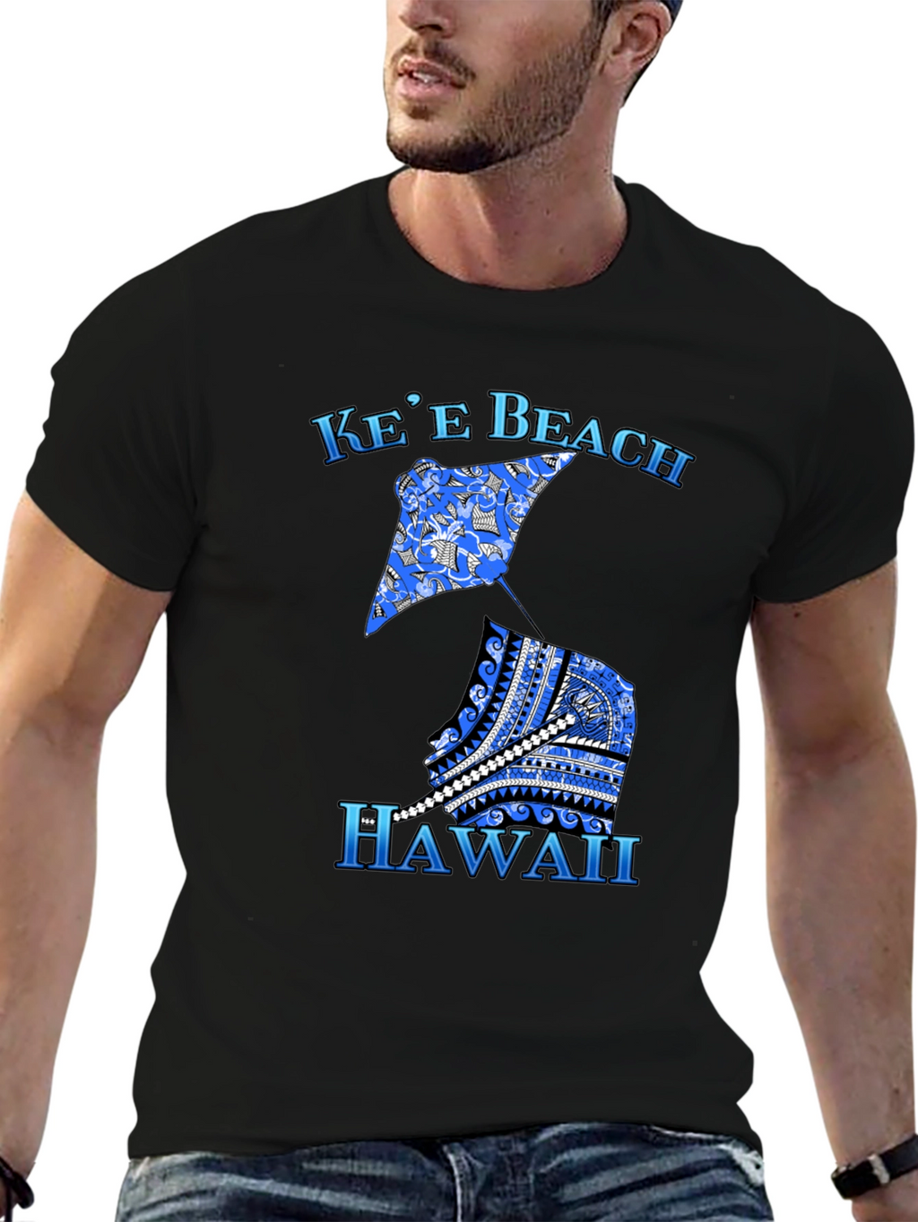 Kee Beach Hawaii Graphic Tee