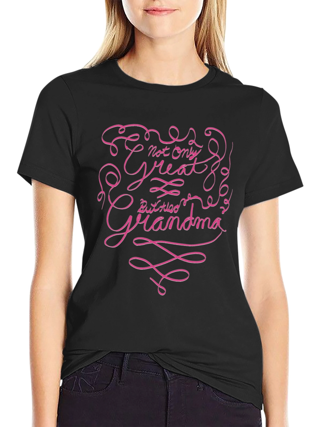 Great Grandma Graphic Tee - Black