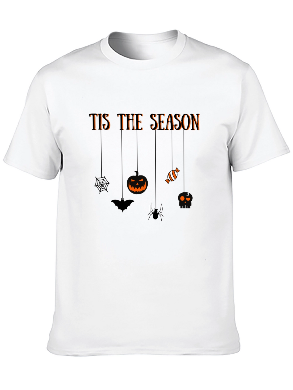 Tis the Season Halloween Black Graphic Tee