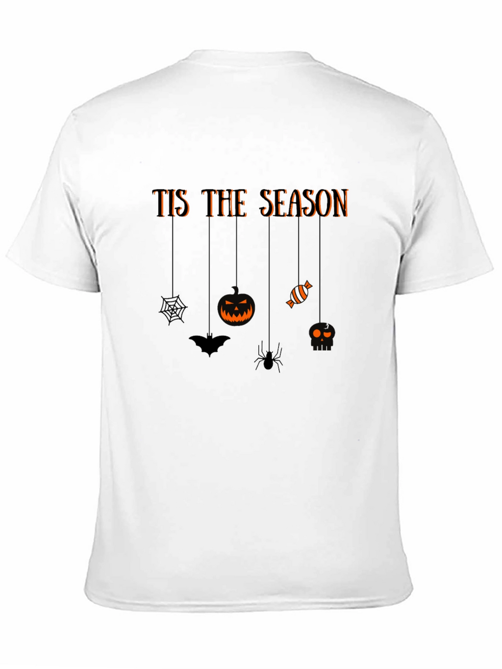 Tis the Season Halloween Black Graphic Tee