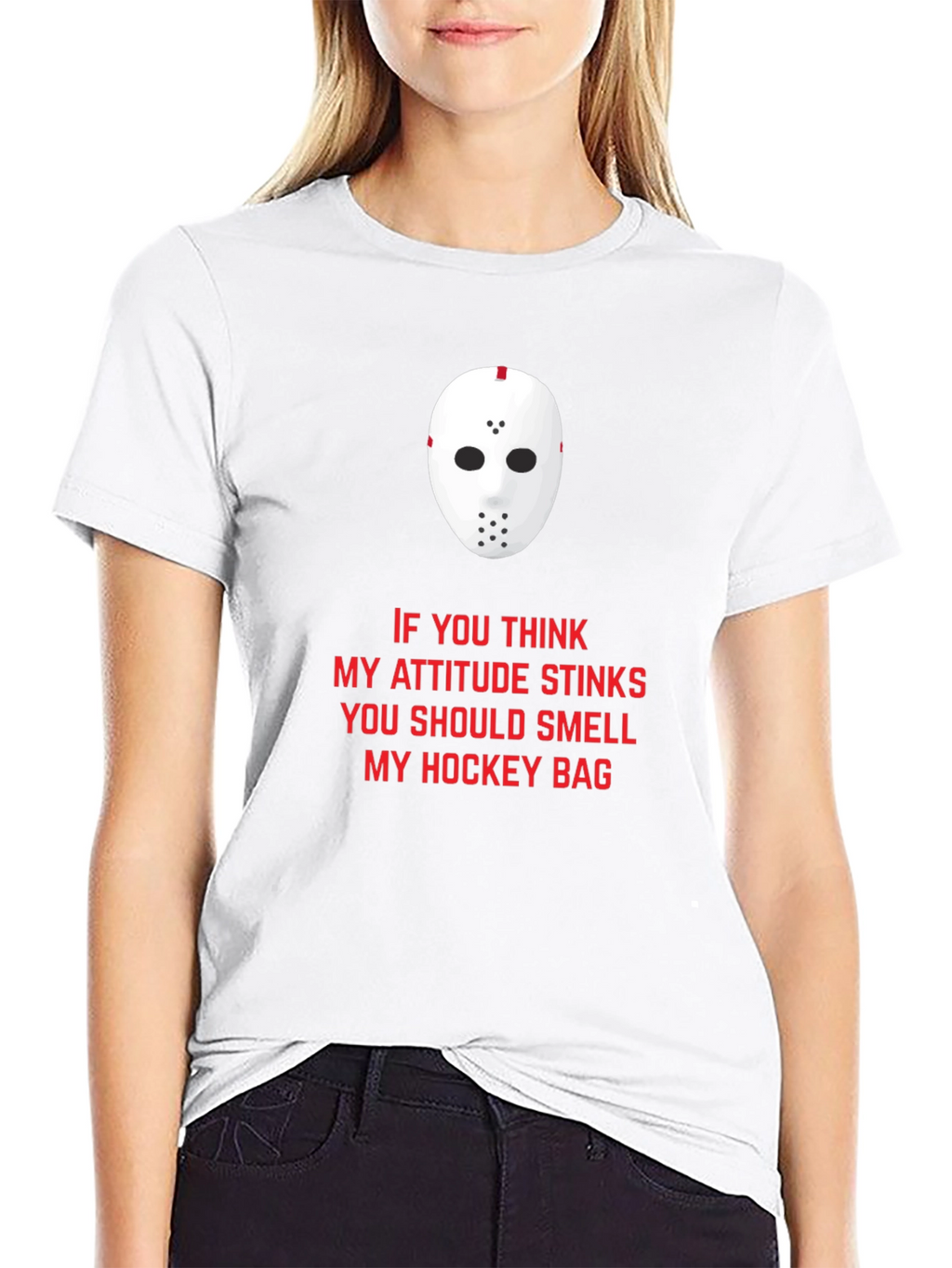 Hockey Attitude Graphic T-Shirt
