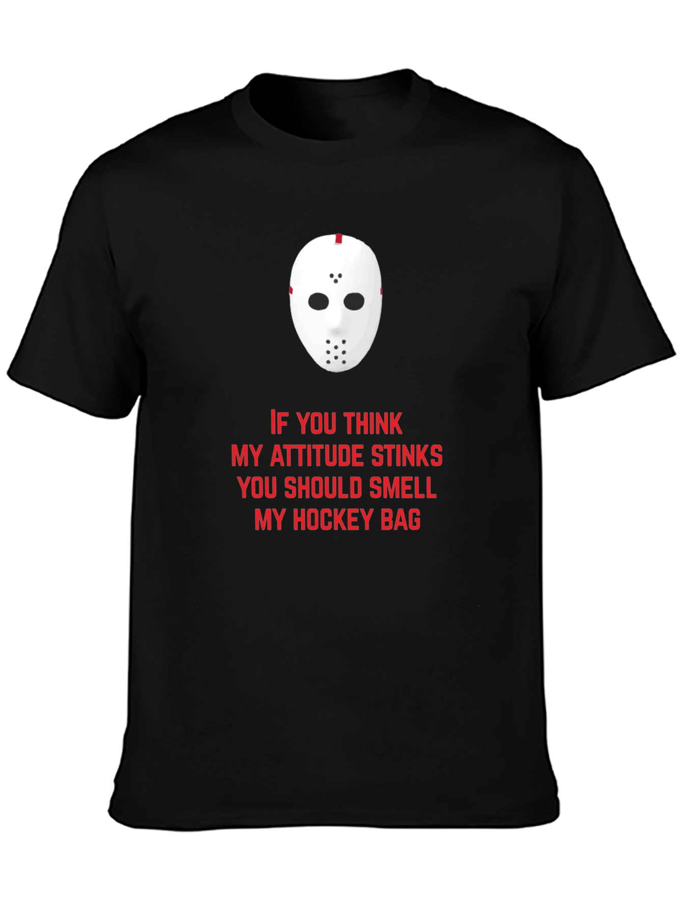 Hockey Attitude Graphic T-Shirt