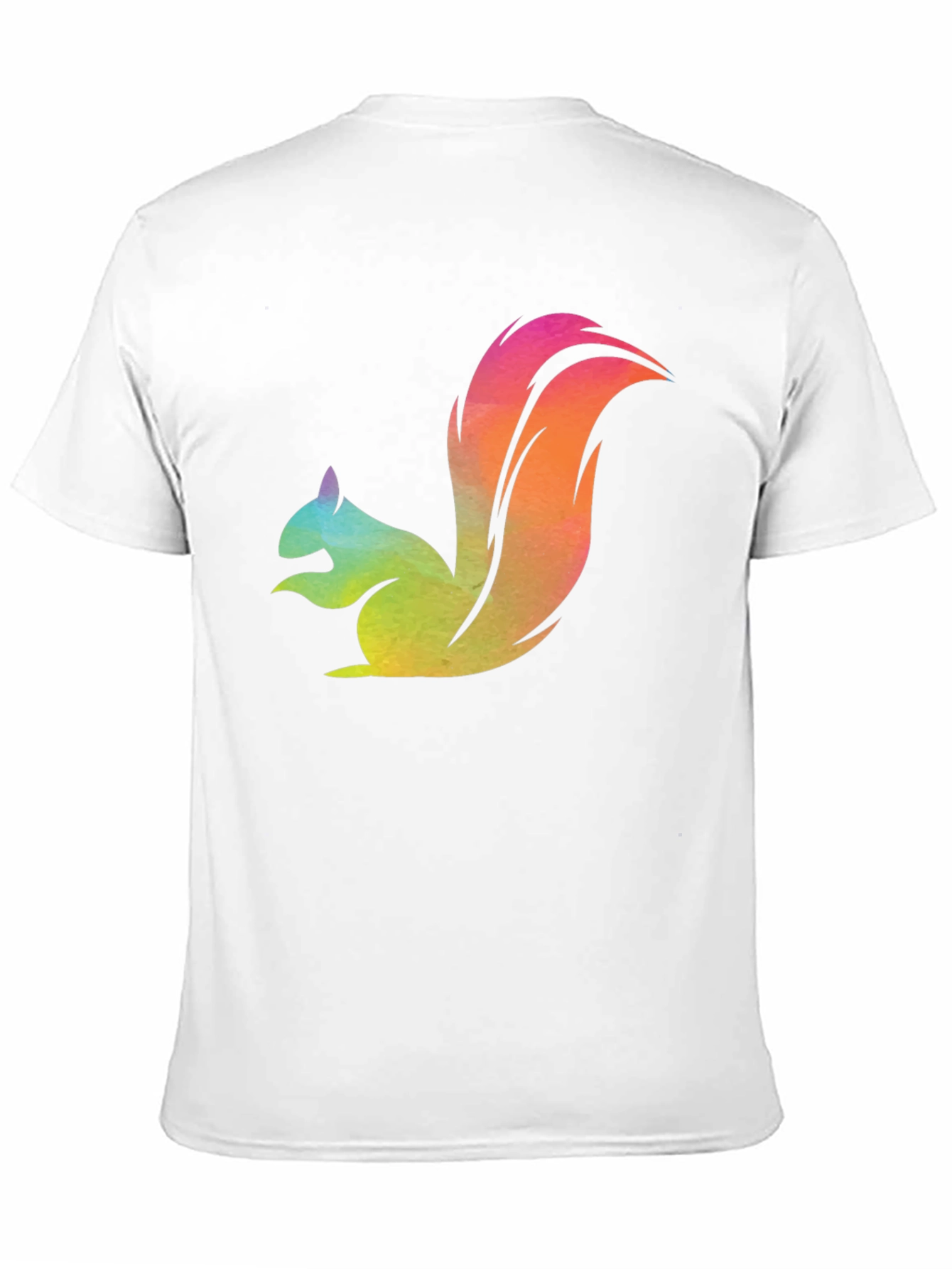 Colorful Squirrel Graphic T-Shirt