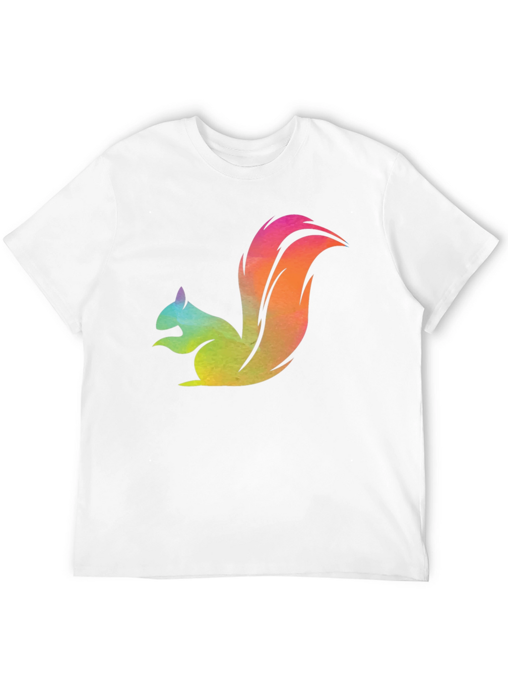 Colorful Squirrel Graphic T-Shirt