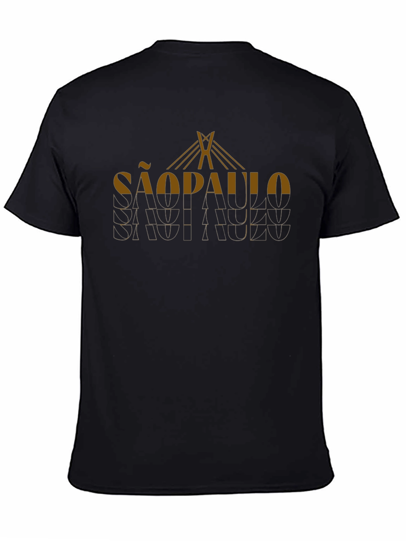 Sao Paulo Graphic Tee - Mens Black T-Shirt
