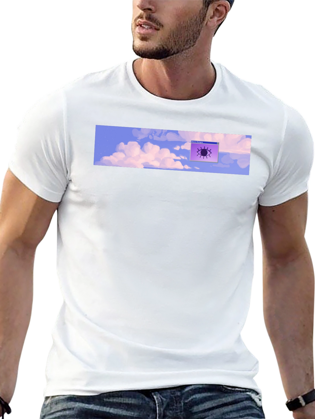 Retro Aesthetic Eye Design T-Shirt