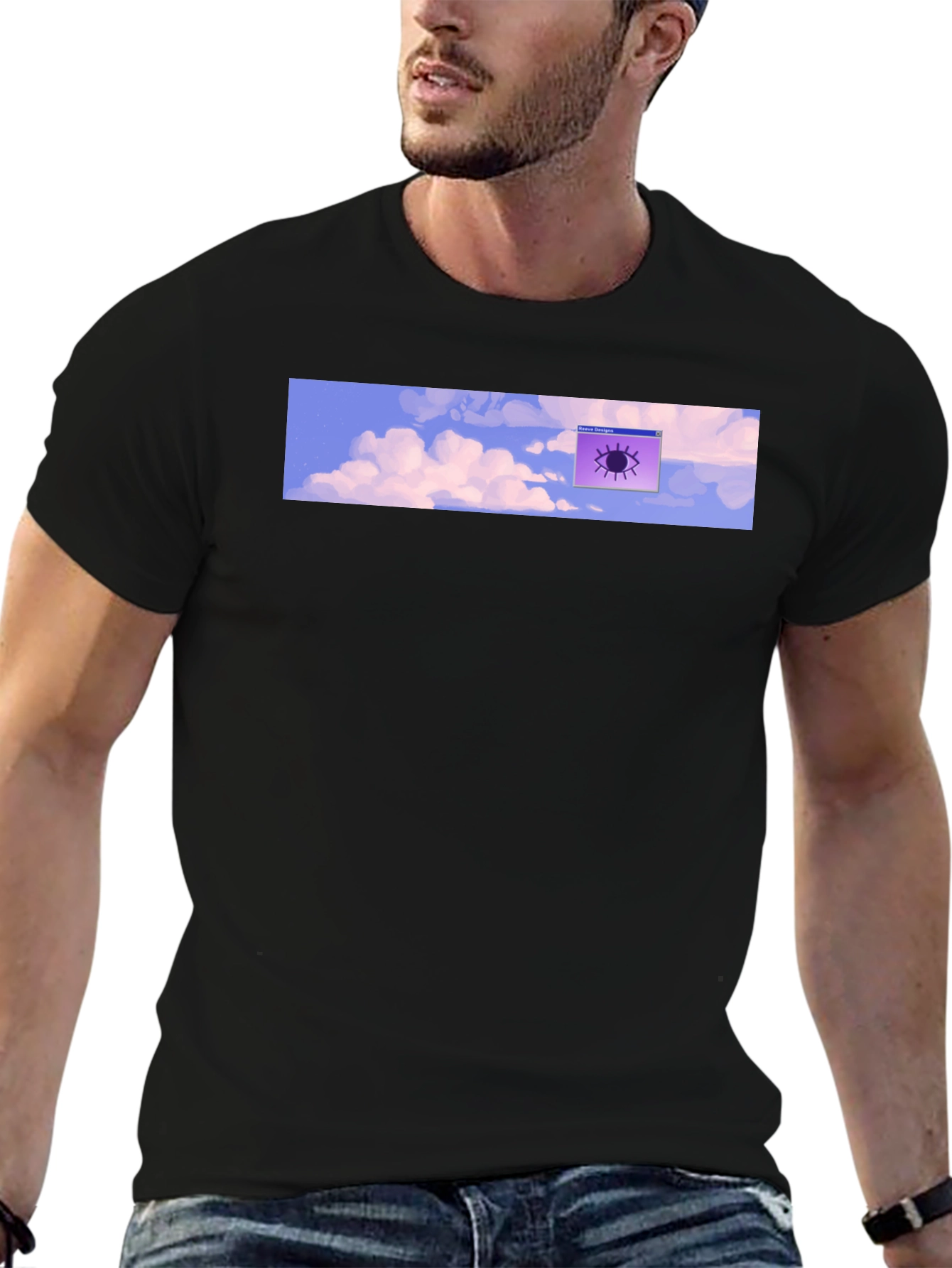 Retro Aesthetic Eye Design T-Shirt