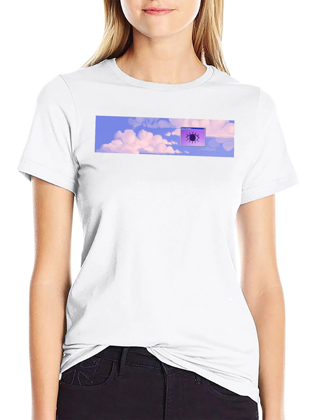 Retro Aesthetic Eye Design T-Shirt