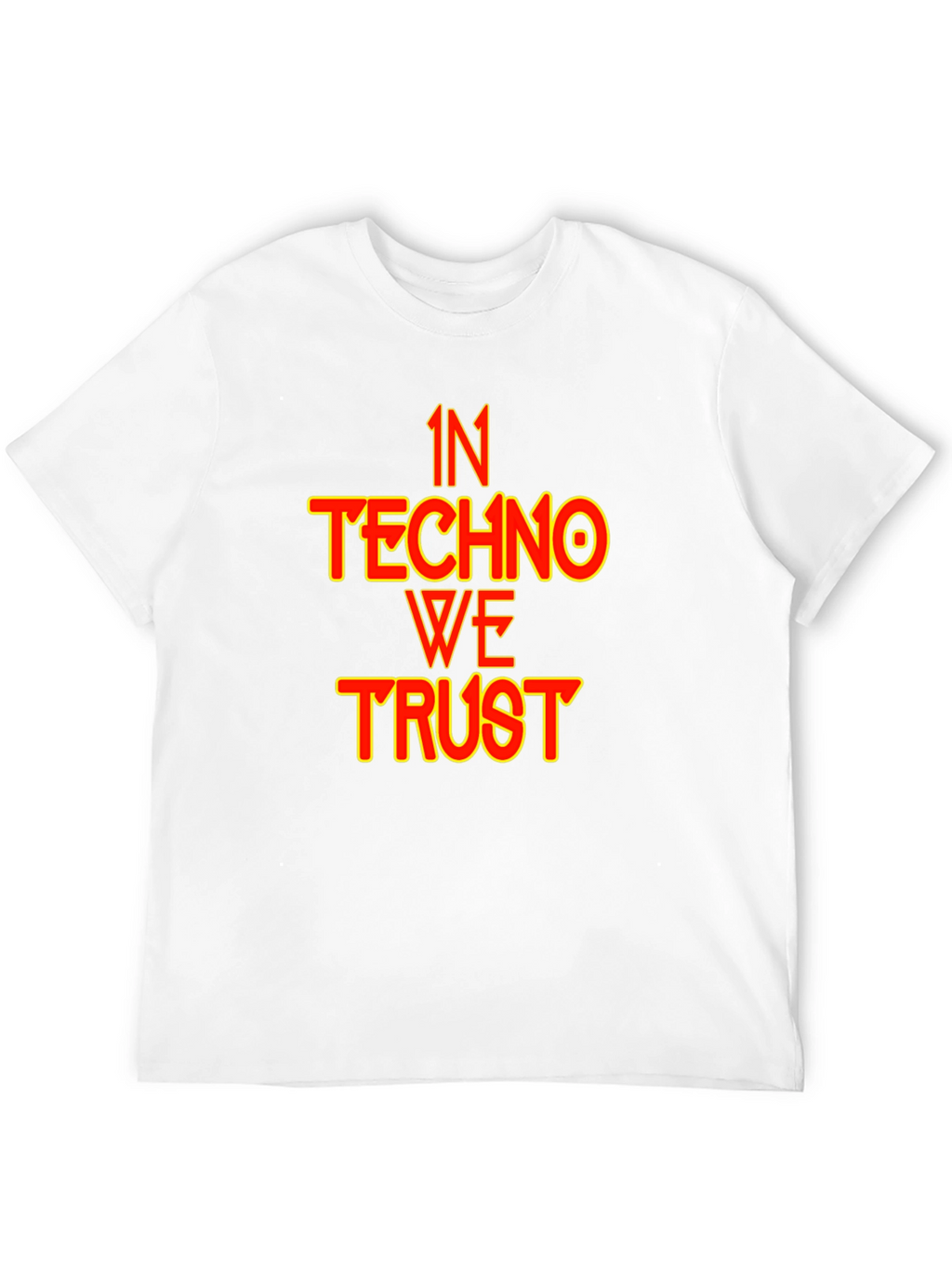 In Techno We Trust Black T-Shirt