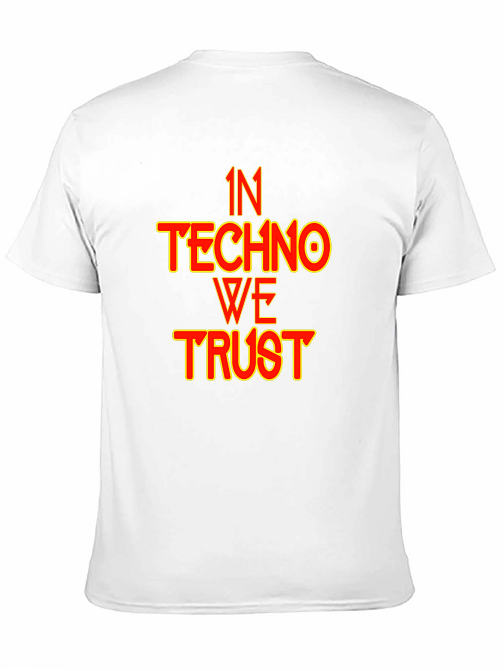 In Techno We Trust Black T-Shirt