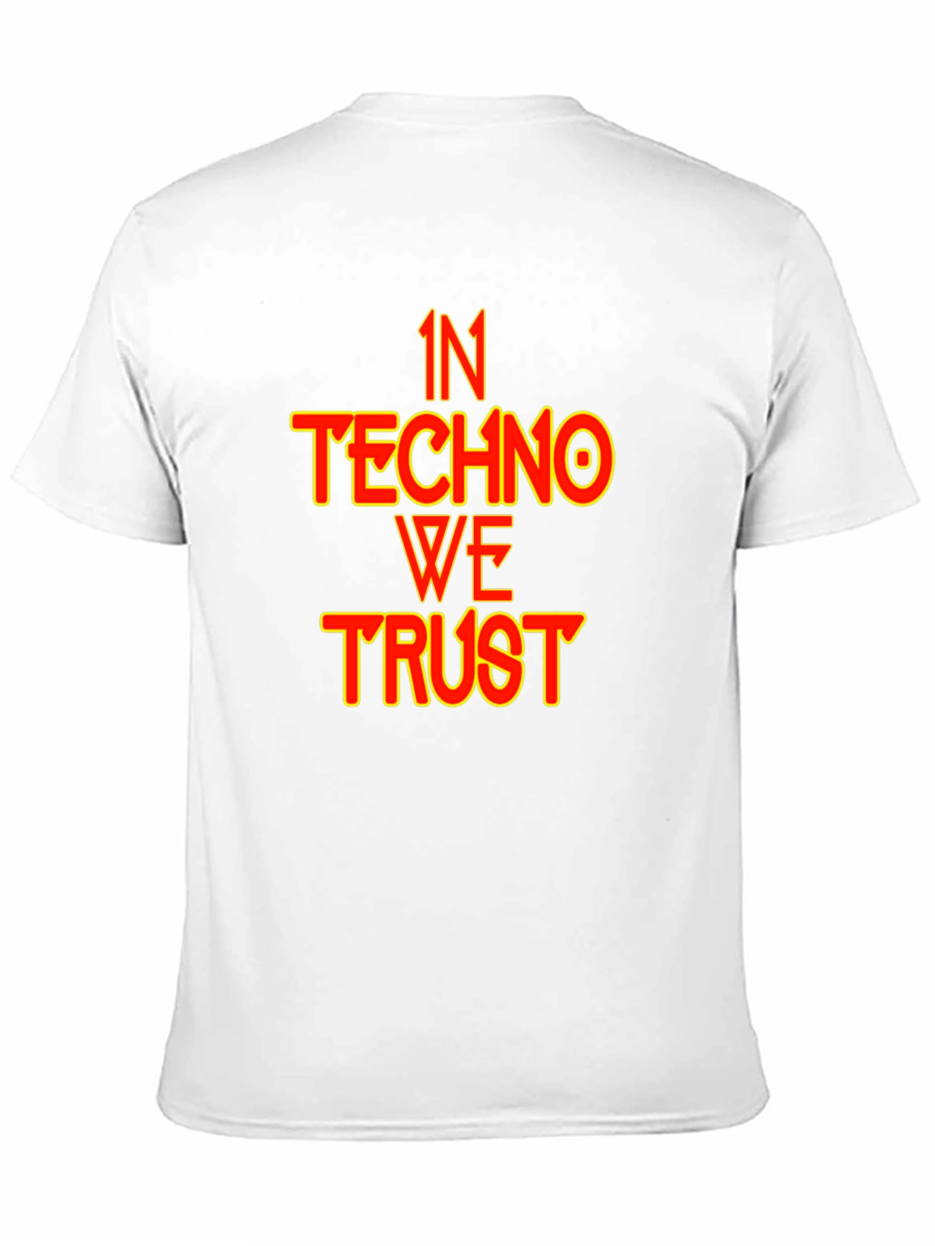 In Techno We Trust Black T-Shirt
