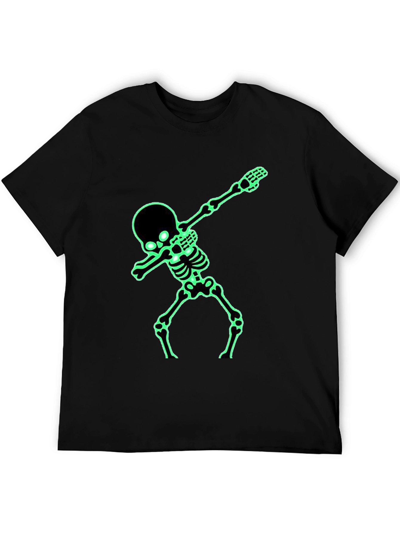 Glow-in-Dark Skeleton Dab Graphic Tee