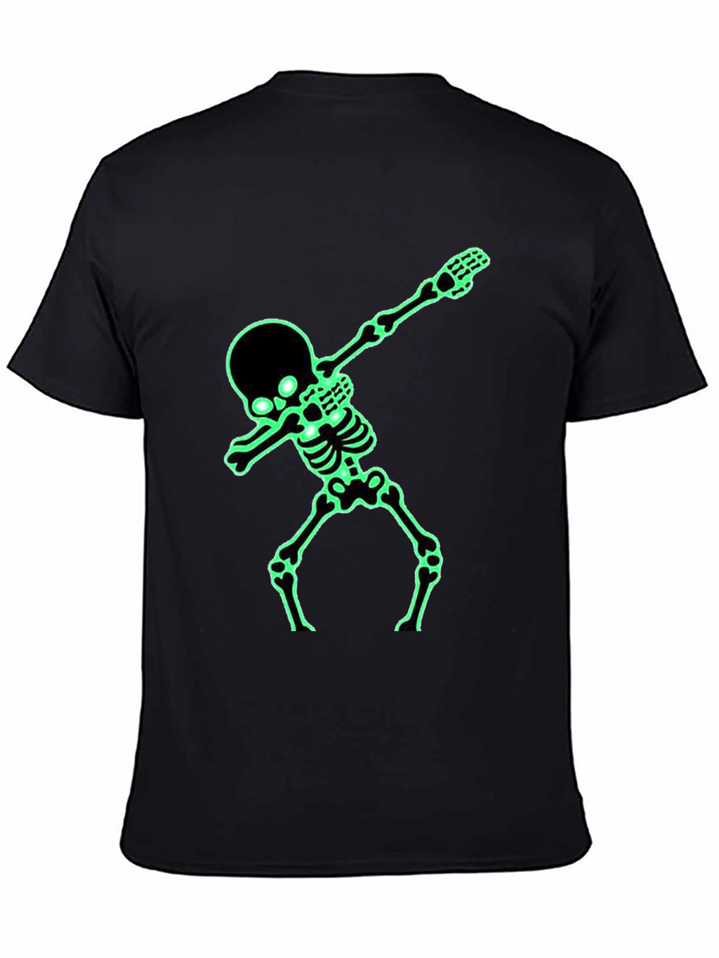 Glow-in-Dark Skeleton Dab Graphic Tee