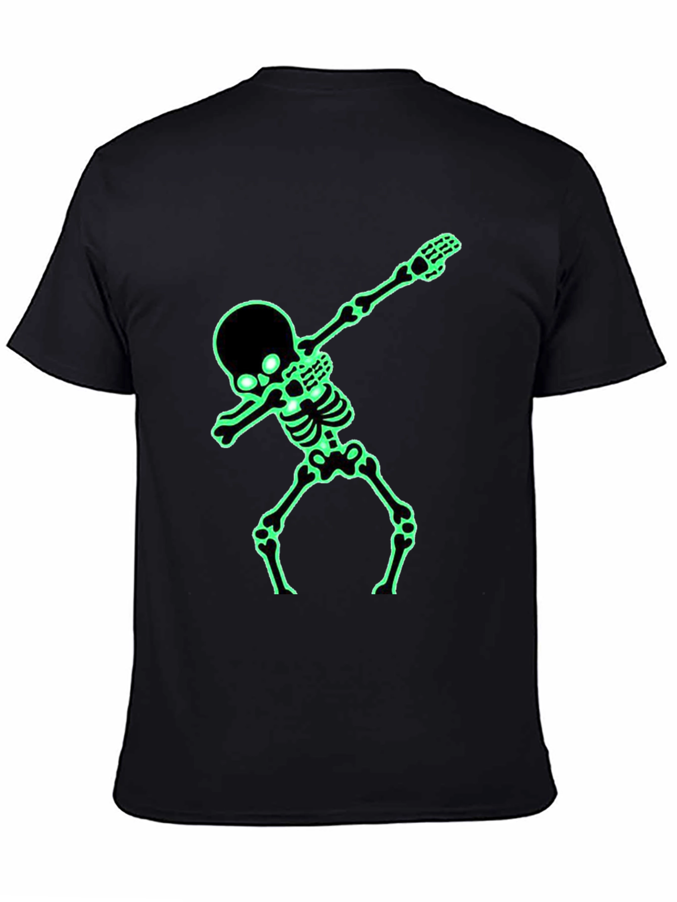 Glow-in-Dark Skeleton Dab Graphic Tee