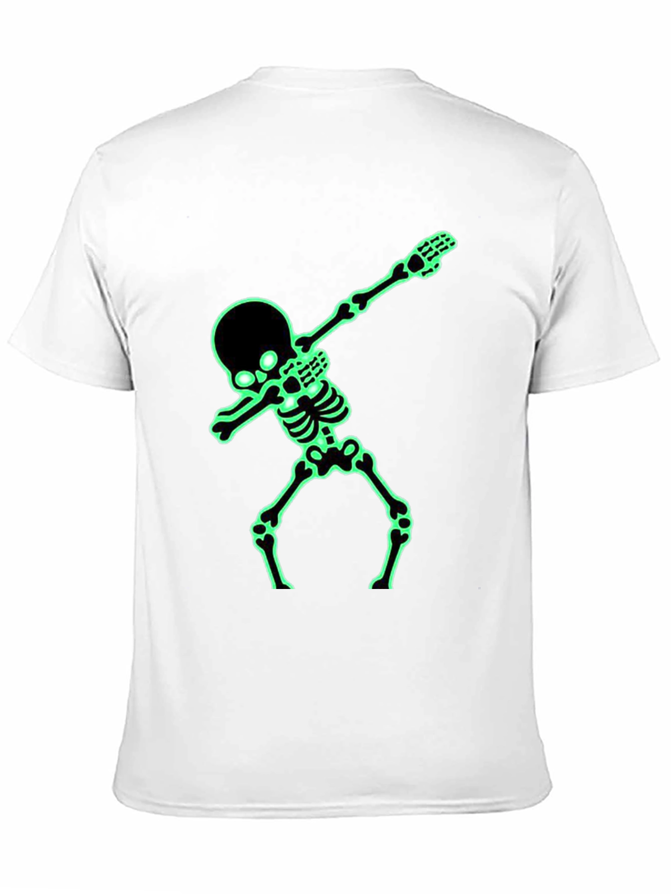 Glow-in-Dark Skeleton Dab Graphic Tee
