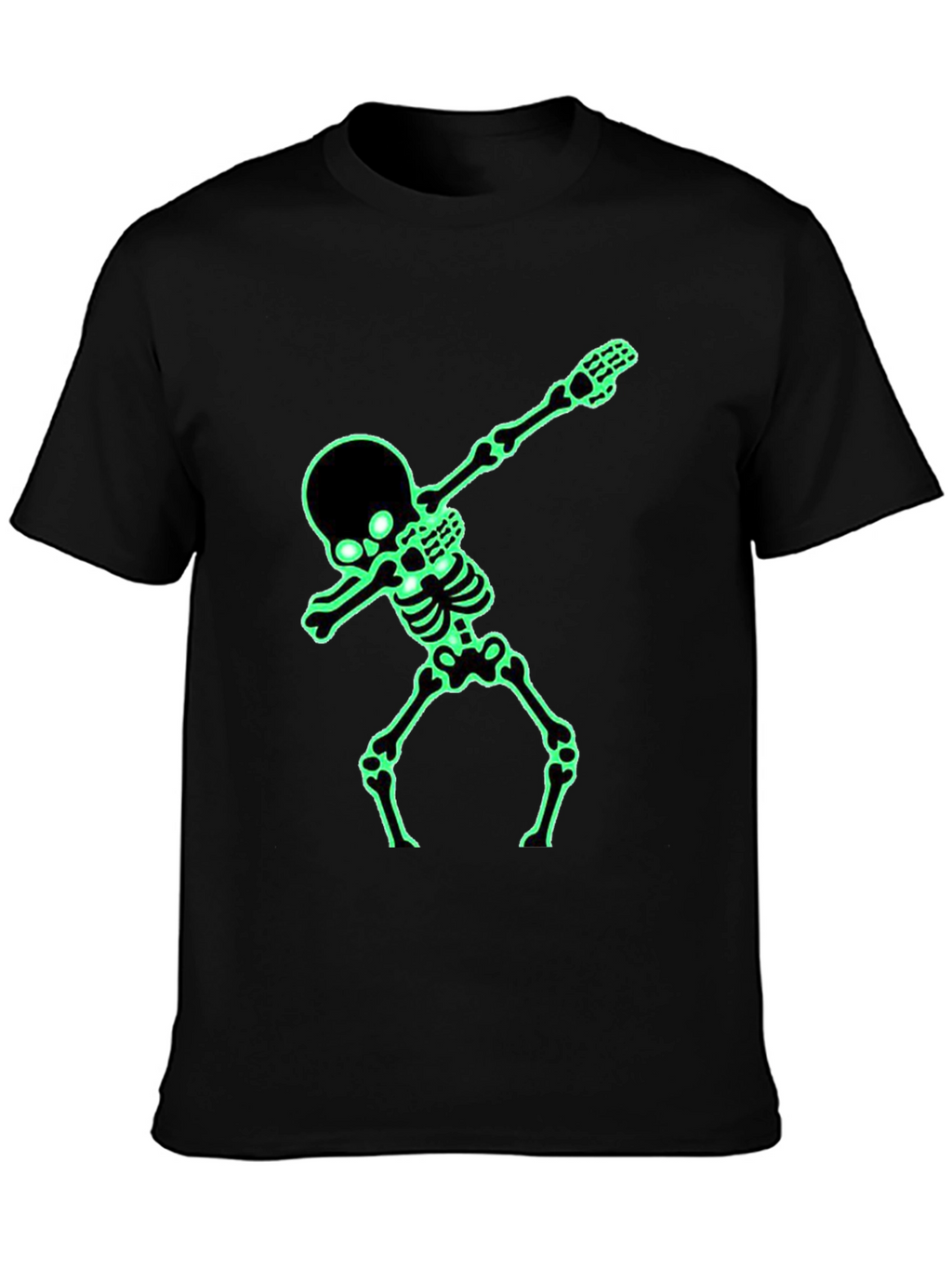 Glow-in-Dark Skeleton Dab Graphic Tee