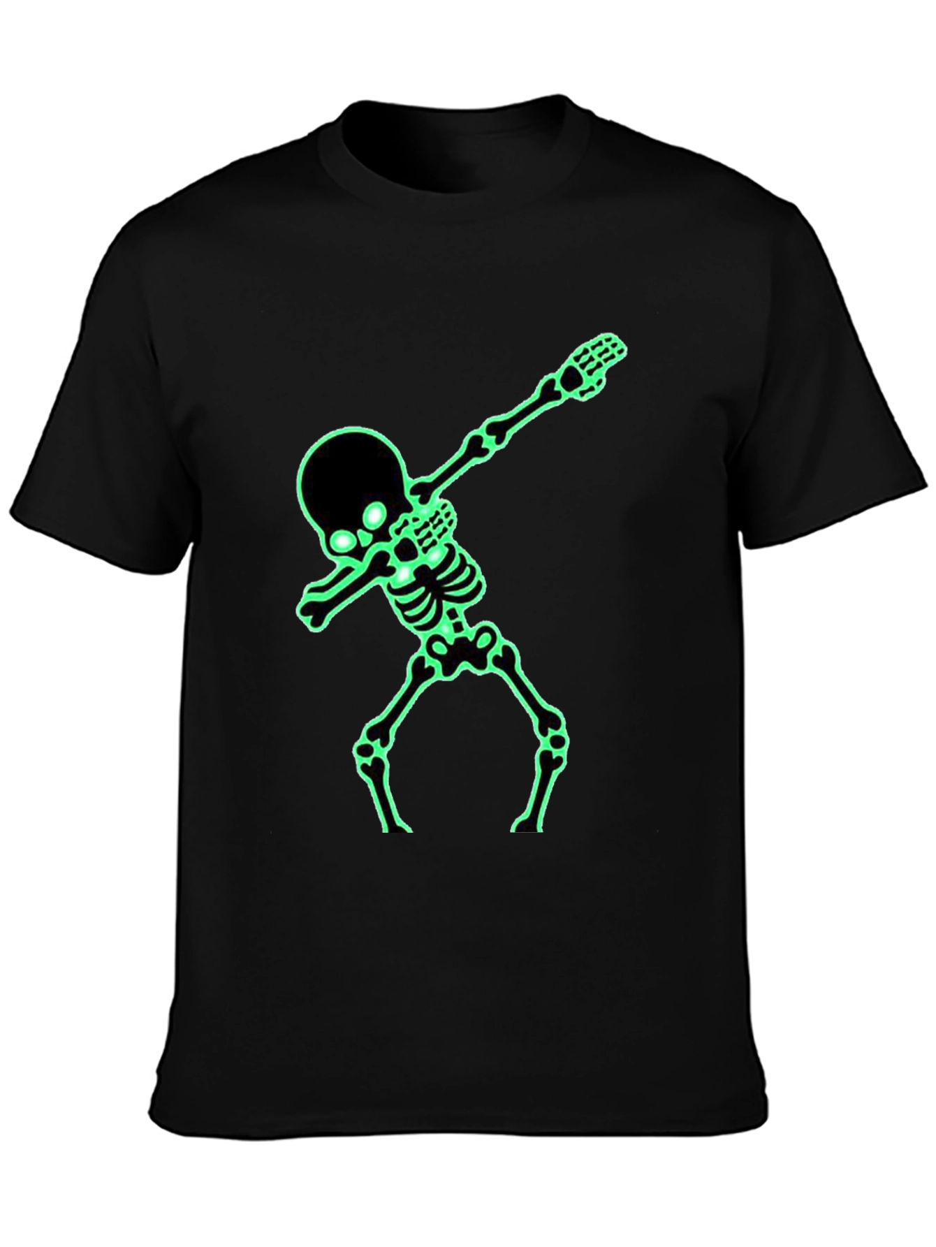 Glow-in-Dark Skeleton Dab Graphic Tee